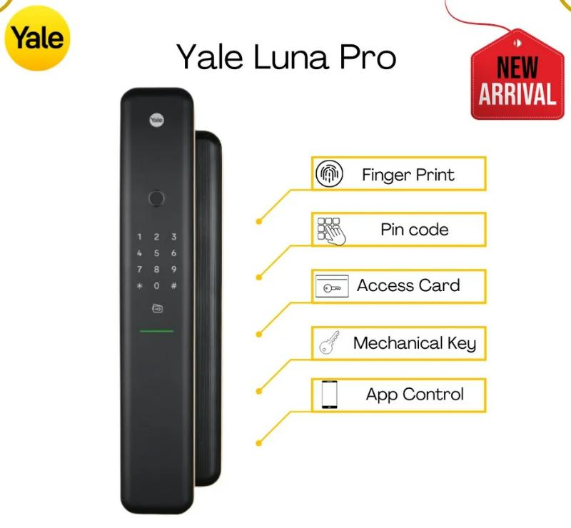 Công nghệ nổi bật của khóa vân tay Yale Luna Pro