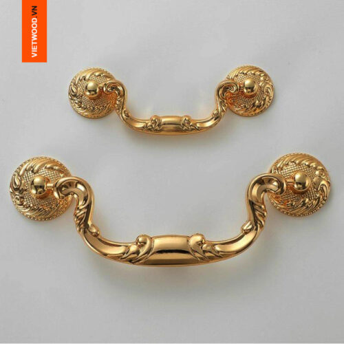 TAY NẮM TỦ TÂN CỔ ĐIỂN VINTAGE MẠ VÀNG 24K 1089