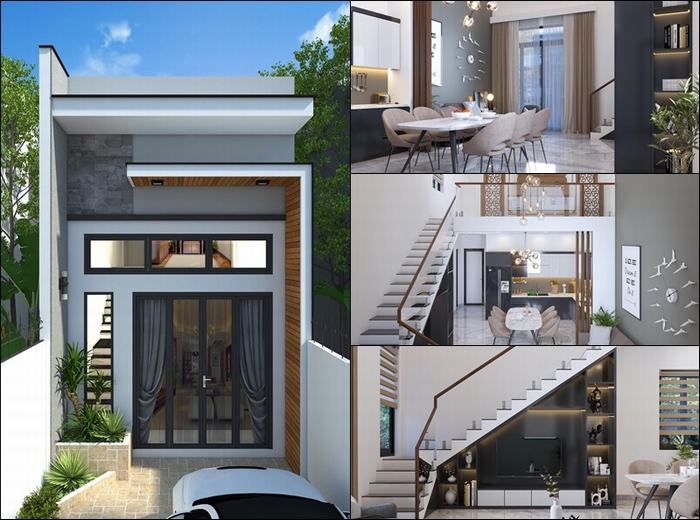 Thiết Kế Nhà 2 Phòng Ngủ 100m2