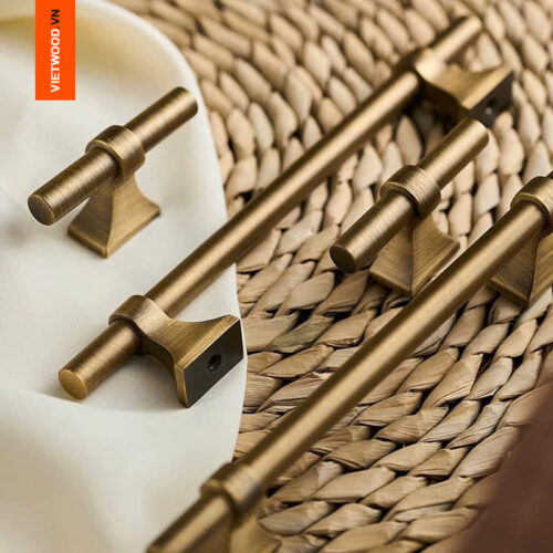 TAY NẮM TỦ PHONG CÁCH INDOCHINE BẰNG ĐỒNG THAU CAO CẤP- VIETWOOD