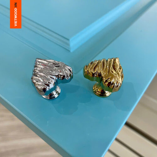 TAY NẮM TỦ DECOR HÌNH TRÁI TIM BẰNG ĐỒNG THAU