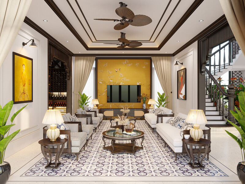 Phong cách nội thất Indochine