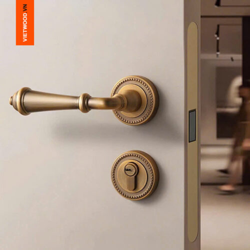 KHÓA CỬA CỔ ĐIỂN HỢP KIM KẼM CAO CẤP 4