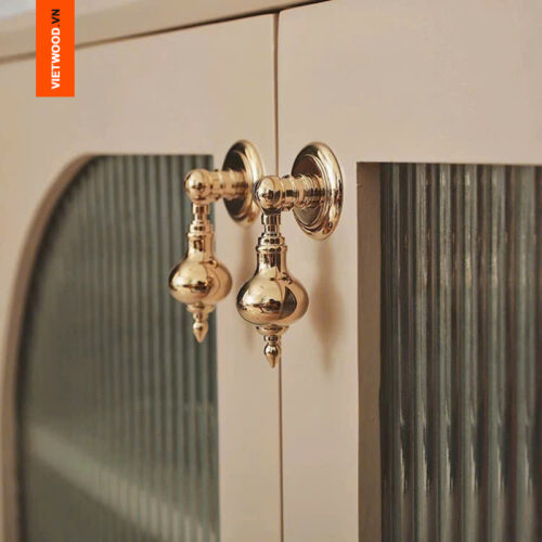 TAY KHUYÊN TỦ ĐỒNG THAU CAO CẤP CỔ ĐIỂN VIETWOOD 2026