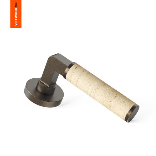 KHÓA CỬA TAY ĐÁ MARBLE TRAVERTINE CAO CẤP VIETWOOD - 2026