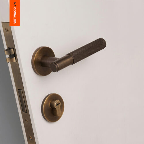 KHÓA CỬA PHÒNG TAY GAI BẰNG ĐỒNG THAU HIỆN ĐẠI - 1131C