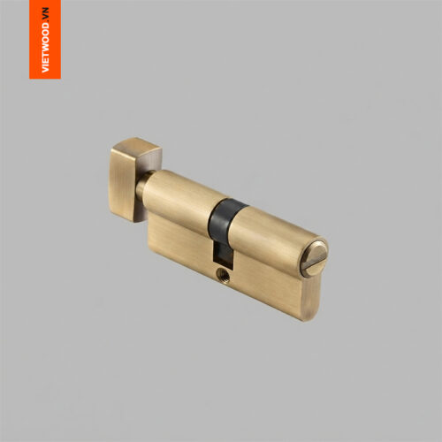 CỦ KHÓA BẰNG ĐỒNG 7CM MÀU VÀNG CỔ