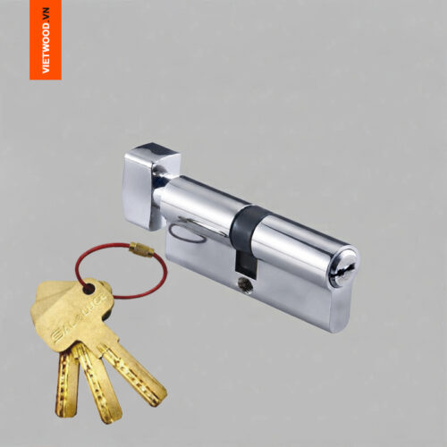 CỦ KHÓA BẰNG ĐỒNG MÀU CHROME DÙNG CHÌA SALELUCE